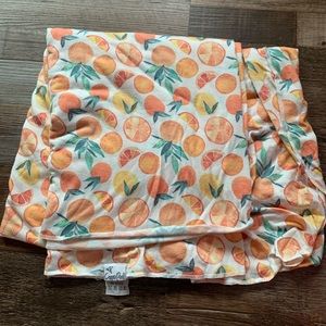 Copper Pearl “orange” swaddle